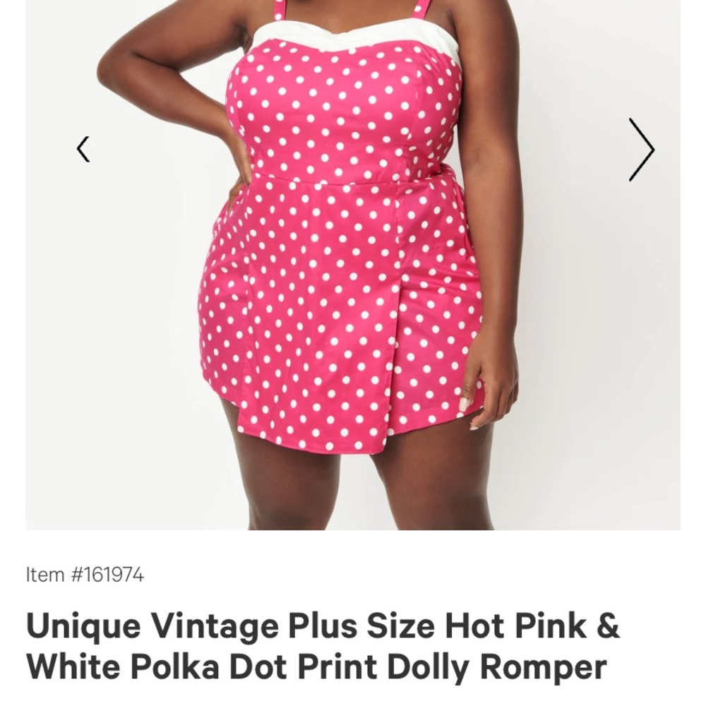 Hot pink romper brand new with tags
